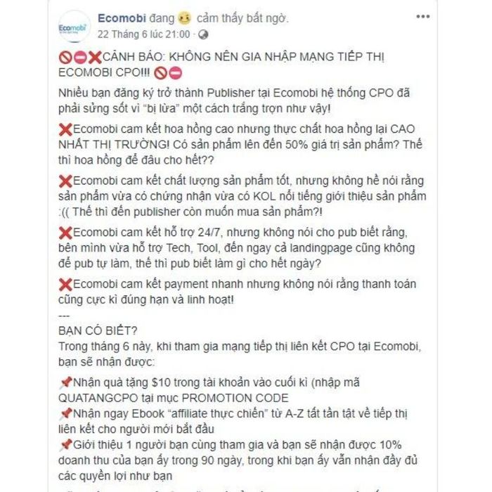 Viết content bắt đầu bằng một lời cảnh báo thu hút sự chú ý