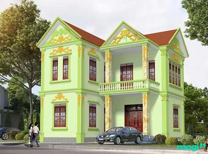 phối màu sơn nhà đẹp