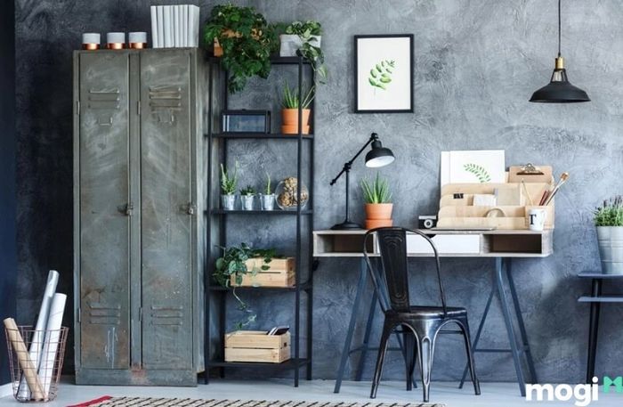 Đường nét của nội thất trong phong cách industrial luôn mang tính mạnh mẽ, đầy cá tính, thể hiện sự năng động và tinh tế.
