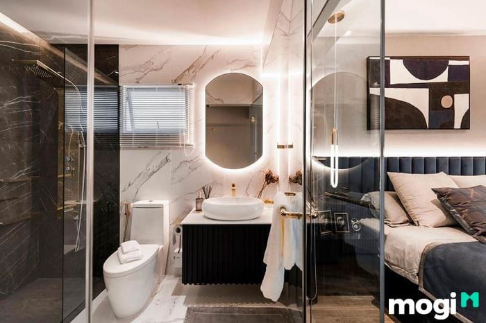 Bản Vẽ Phòng Ngủ Kèm Toilet Cho Phòng Ngủ 12m2
