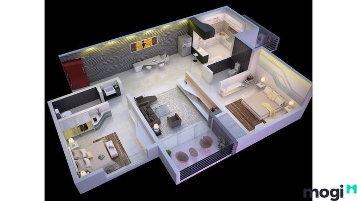 chi phí xây nhà cấp 4 2 phòng ngủ