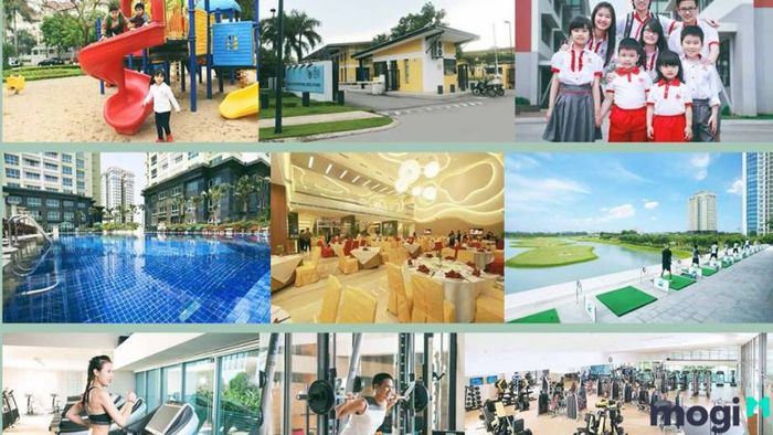 Các tiện ích nội khu của khu đô thị Ngoại Giao Đoàn