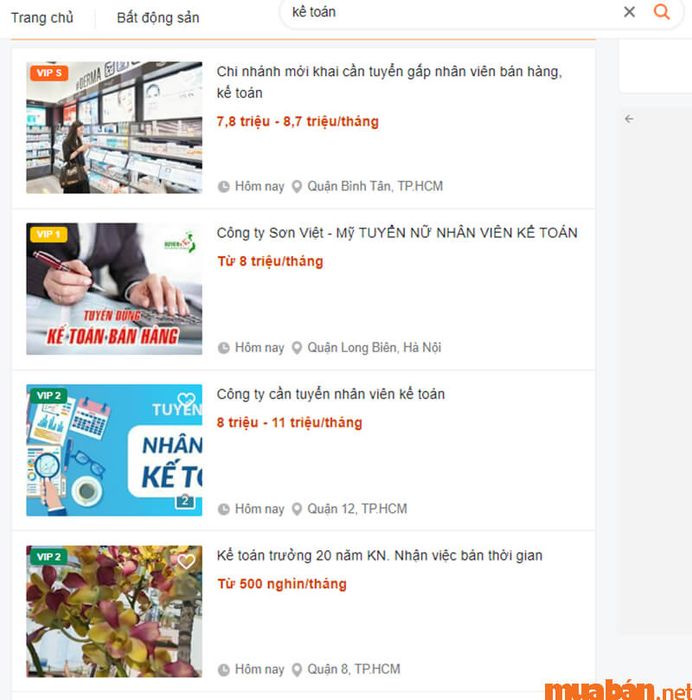 Tìm việc kế toán nội bộ nhanh chóng tại Mytour