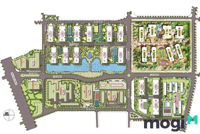 Các khu chức năng nổi bật của Times City