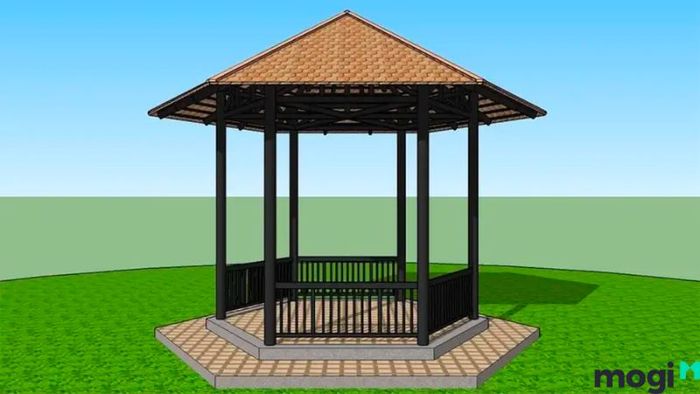 Kích thước nhà lục giác