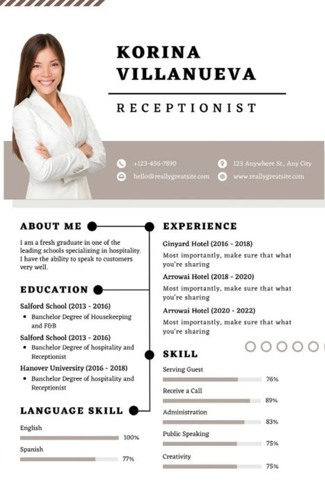 Một số lưu ý quan trọng khi viết CV lễ tân để đạt hiệu quả cao