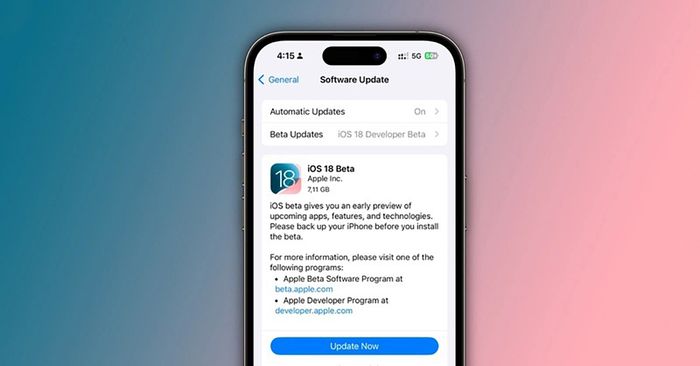 Để cài đặt iOS 18.2 beta 2, người dùng cần phải đăng ký tài khoản nhà phát triển Apple