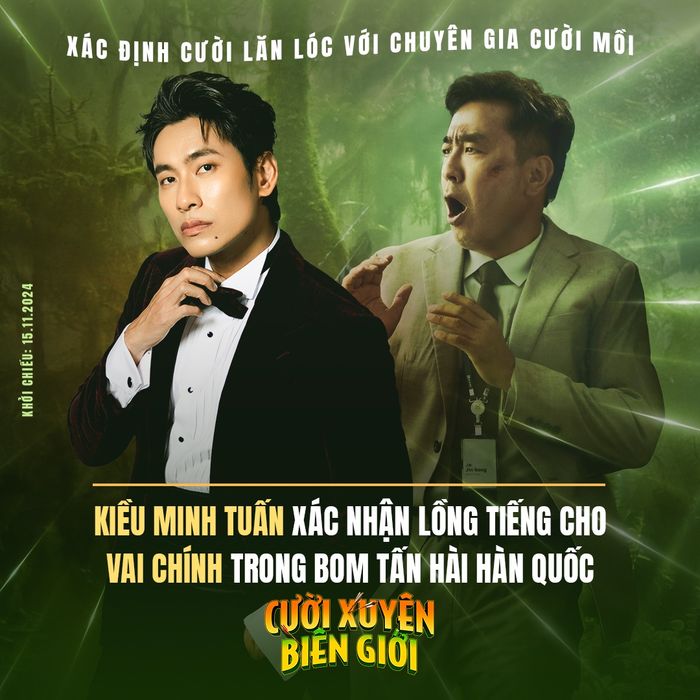 Kiều Minh Tuấn đảm nhận vai trò lồng tiếng cho nhân vật chính Jin Bong, mang đến một màu sắc mới cho nhân vật này.