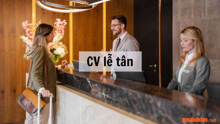 Hơn 20 mẫu CV lễ tân ấn tượng, dễ dàng gây ấn tượng với nhà tuyển dụng