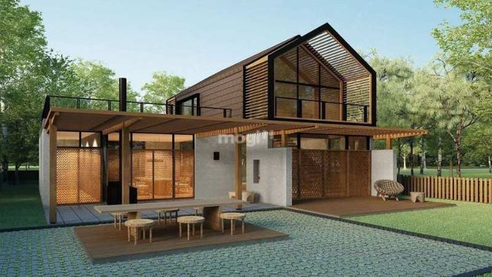 Xây dựng nhà gỗ lắp ghép - Kiến trúc đẹp và bền vững