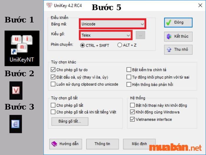 Hướng dẫn sử dụng Unikey để gõ tiếng Việt