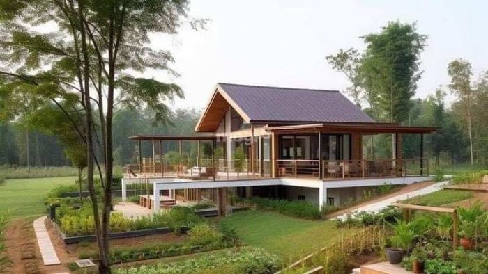 Mẫu nhà lắp ghép 1 tầng hiện đại và tiện nghi