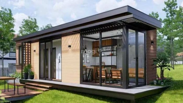 Nhà gỗ lắp ghép thông minh và hiện đại