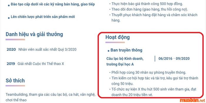 Hoạt động khác