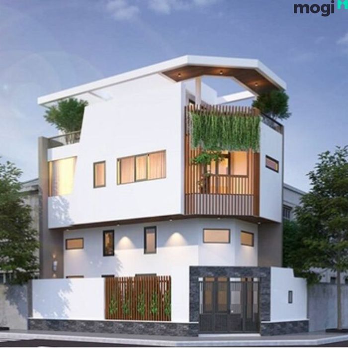 Mẫu nhà phố 5x15 theo phong cách hiện đại