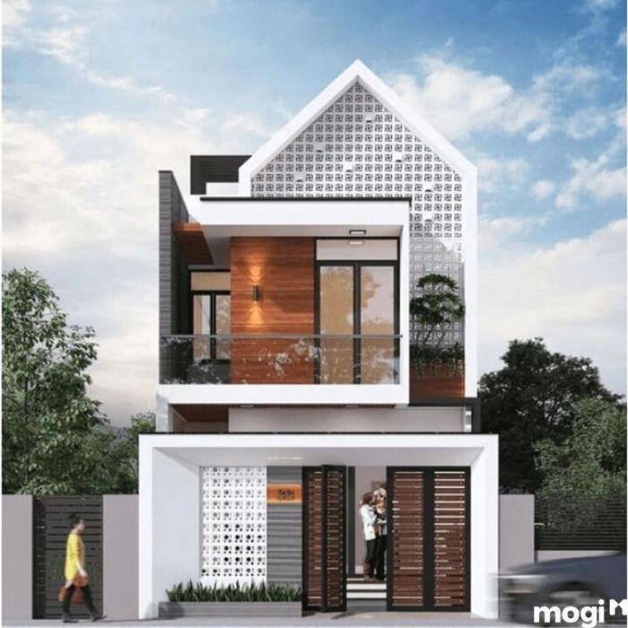 Mẫu nhà phố 2 tầng diện tích 5x15