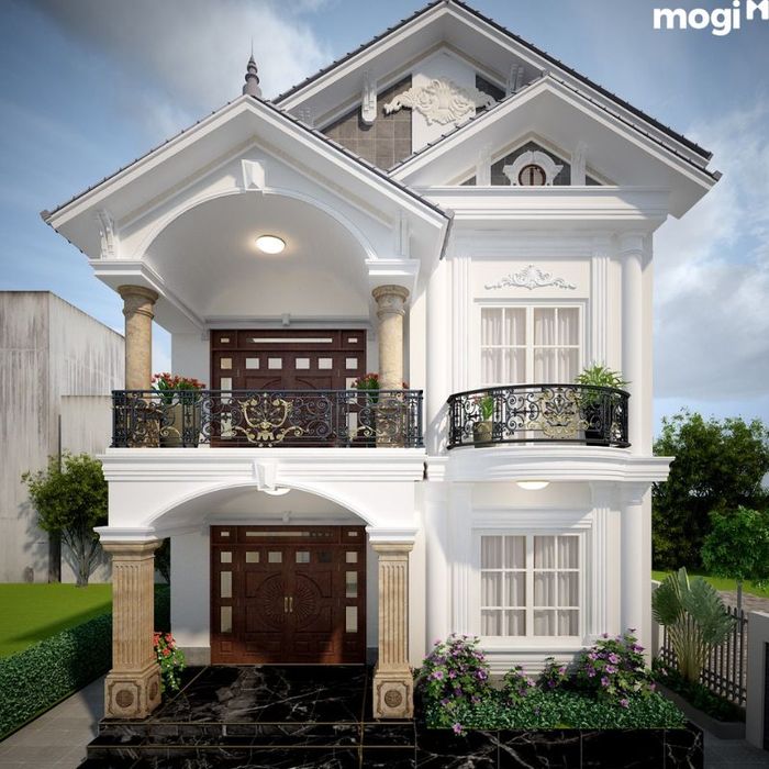 Mẫu thiết kế nhà 2 tầng đẹp diện tích 5x15