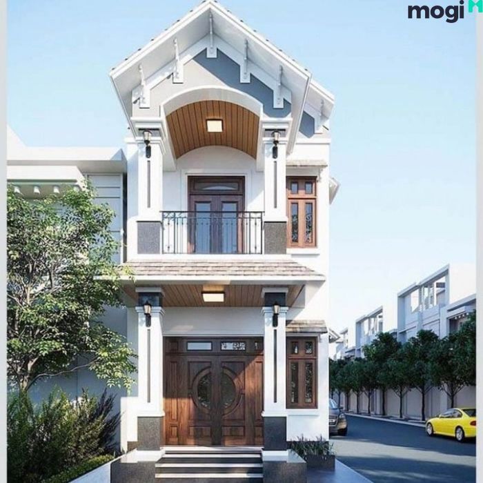 Mẫu nhà phố 2 tầng 5x15 với không gian tràn ngập ánh sáng tự nhiên