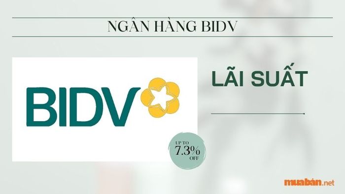 Lãi suất vay tại ngân hàng BIDV