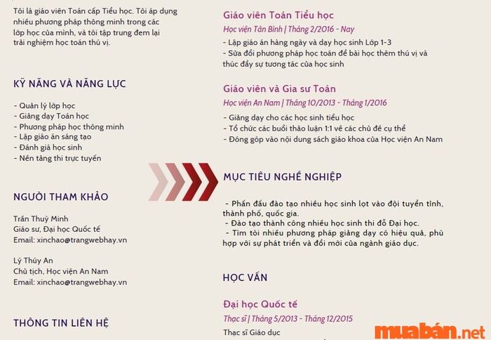 Mục tiêu nghề nghiệp trong CV