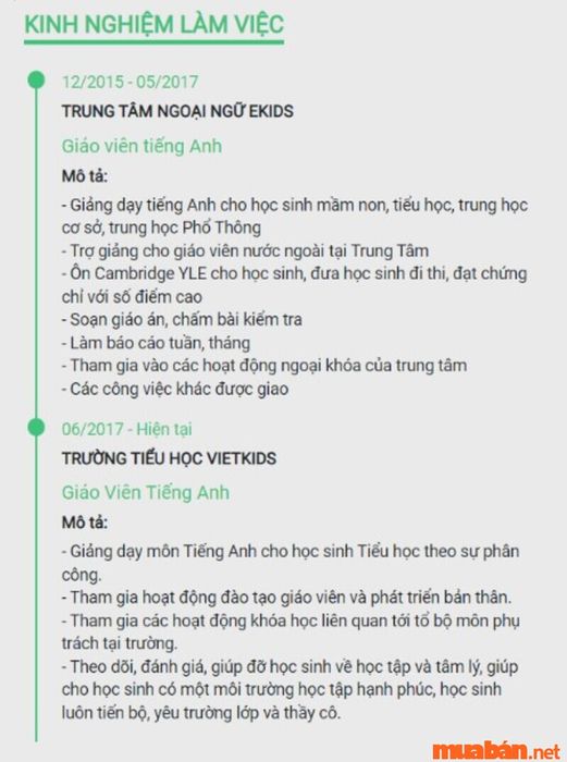Chia sẻ kinh nghiệm làm việc