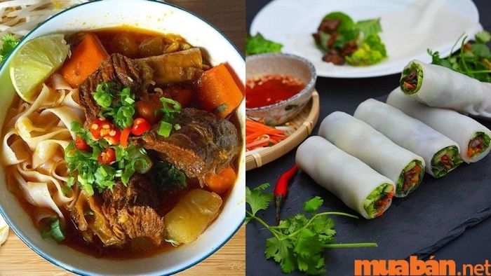 Phở sốt vang và phở cuốn – những món đặc sản không thể bỏ qua khi đến Hà Nội.