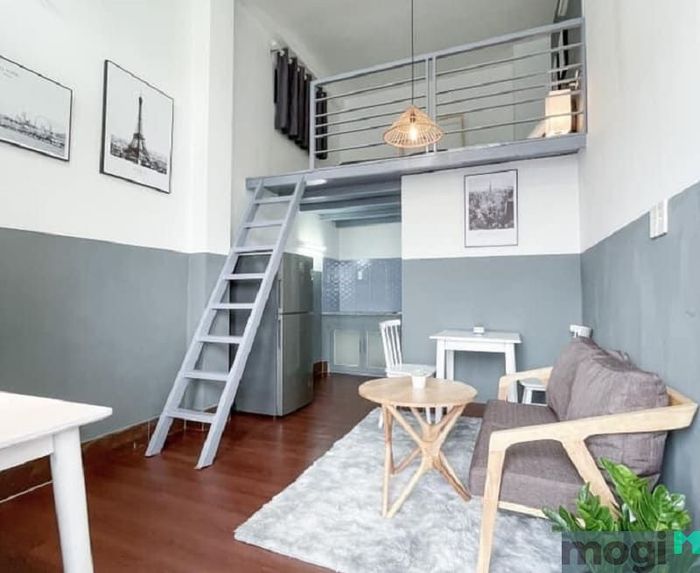 Phòng trọ gác lửng với thiết kế tinh tế, đẹp mắt.
