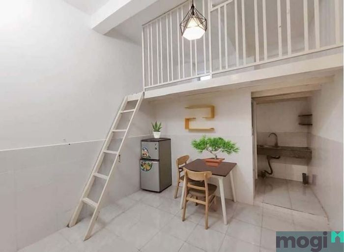 Phòng trọ gác lửng đẹp, thiết kế mẫu 2.