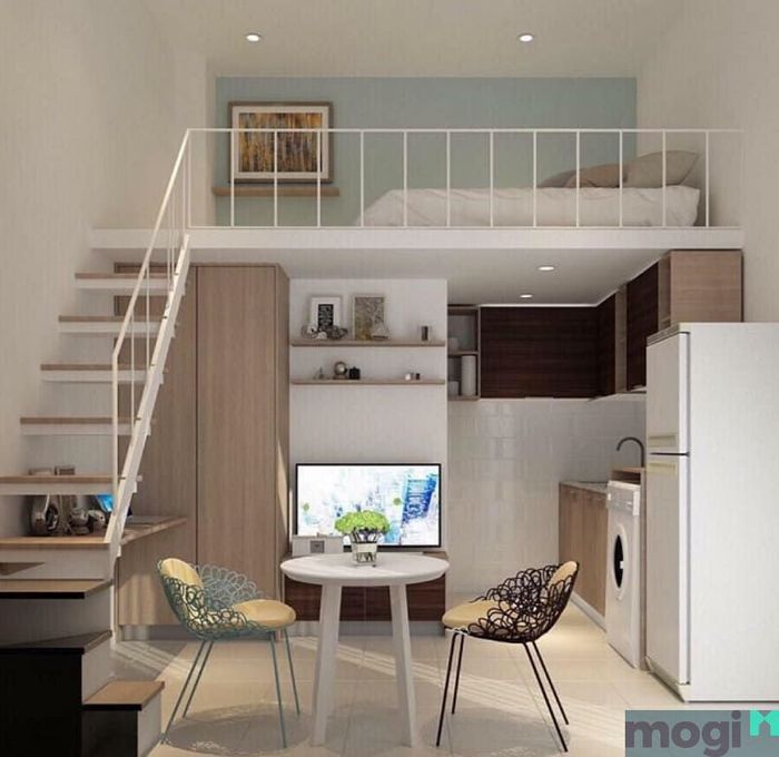 Phòng trọ gác lửng đẹp và tiện nghi