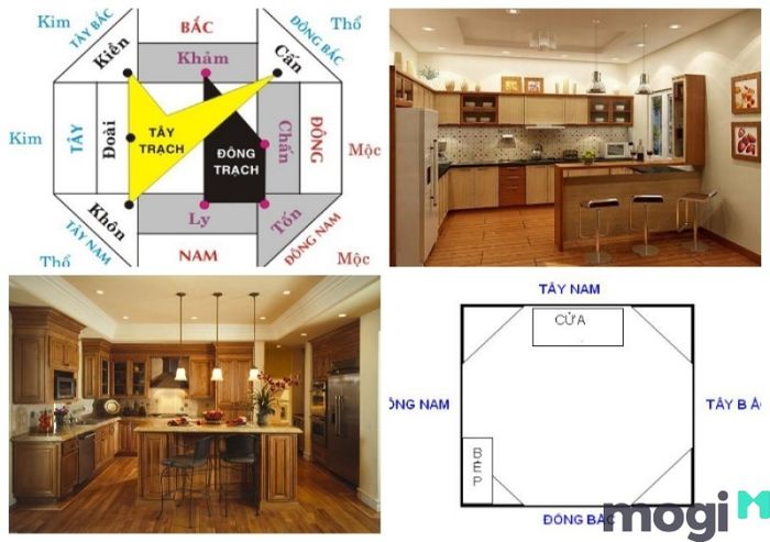 Nhà hướng Đông Bắc nên đặt bếp ở hướng nào để đạt phong thủy tốt nhất?