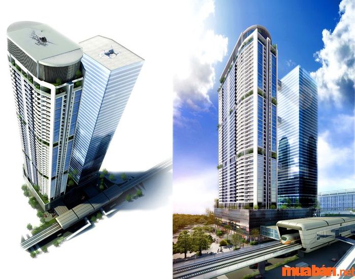 Discovery Complex Residence Tower, tòa nhà cao nhất tại Việt Nam, được xem là gã khổng lồ của thủ đô Hà Nội, với kiến trúc ấn tượng.