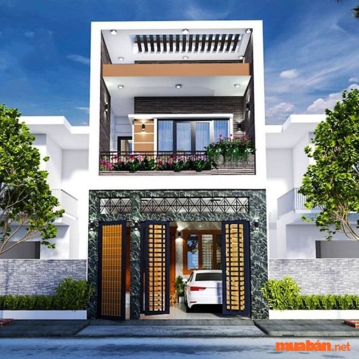Mẫu Nhà 2 Tầng 5x20m Đẹp Mắt Và Tiện Nghi