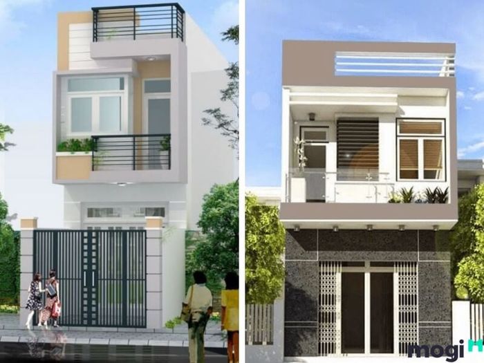 Mẫu Nhà 50m2 Mái Bằng Đơn Giản