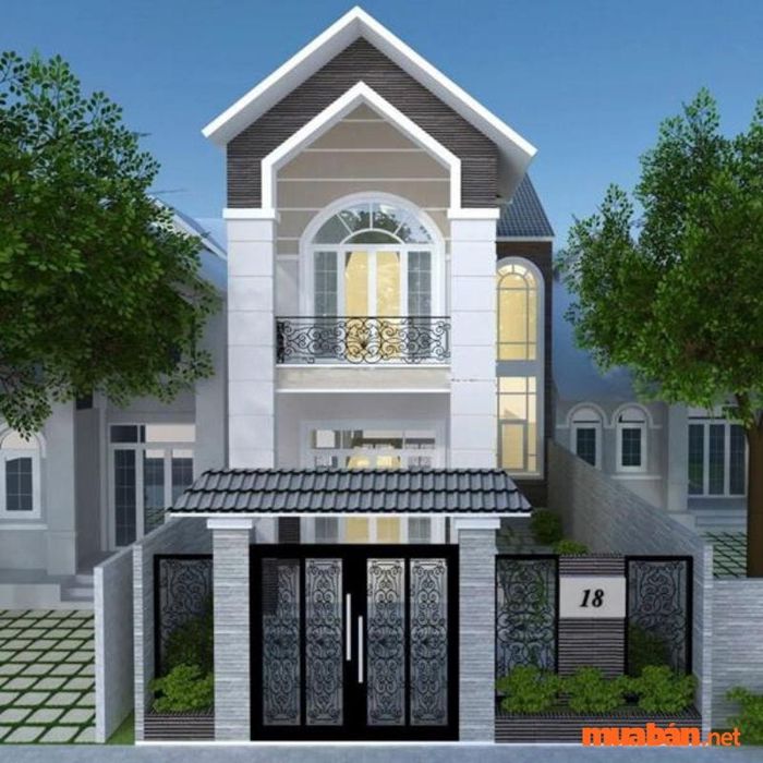 Mẫu Nhà 2 Tầng 5x20m Đẹp Mắt Và Tiện Lợi