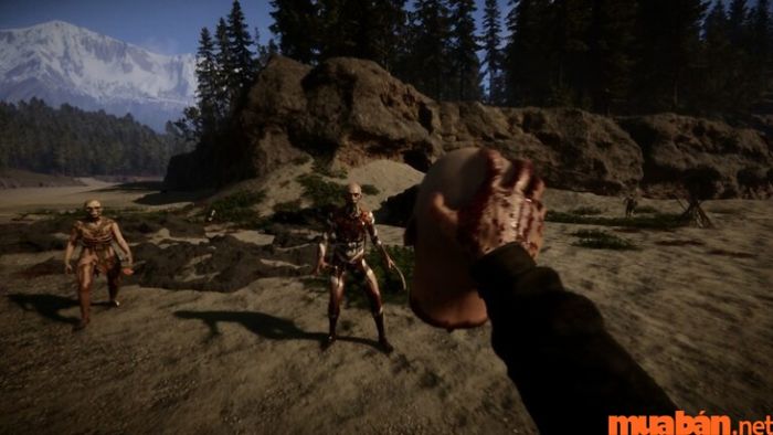 Game chế tạo vũ khí để bảo vệ mình khỏi các cuộc tấn công của thổ dân.