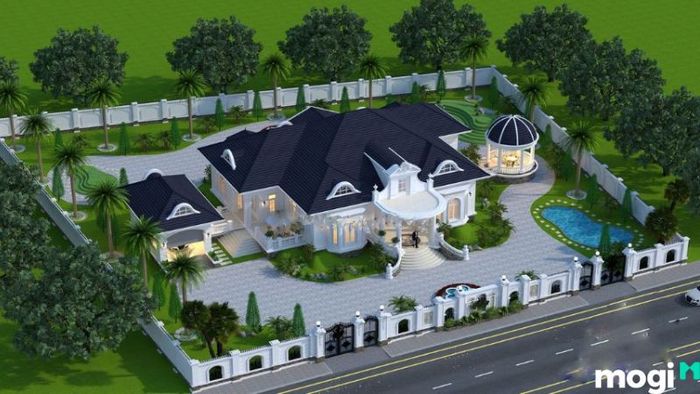 Phong cách thiết kế biệt thự sân vườn Pháp