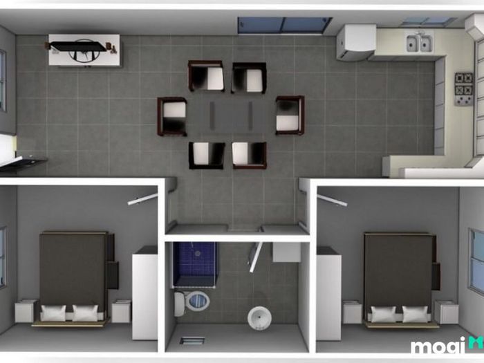 Mẫu Nhà 1 Tầng Diện Tích 50m2