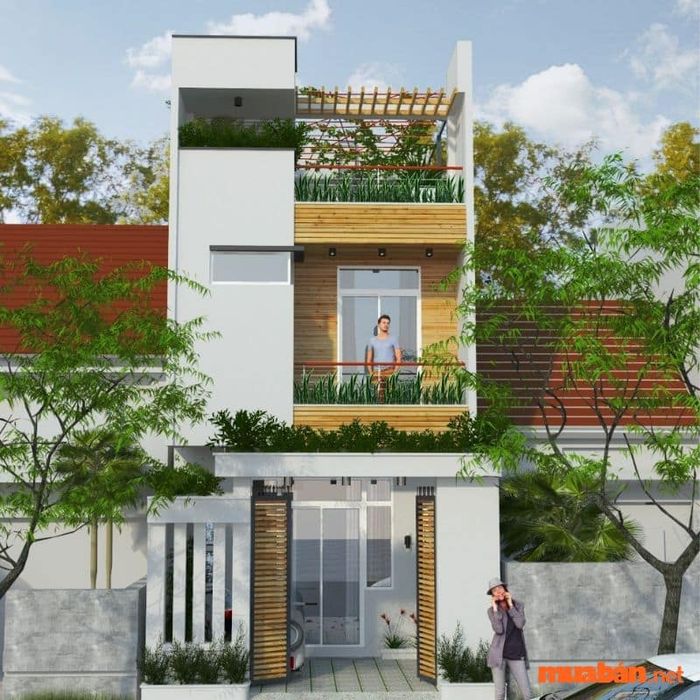 Mẫu Nhà 2 Tầng 5x20m Phong Cách Đơn Giản Và Hiện Đại