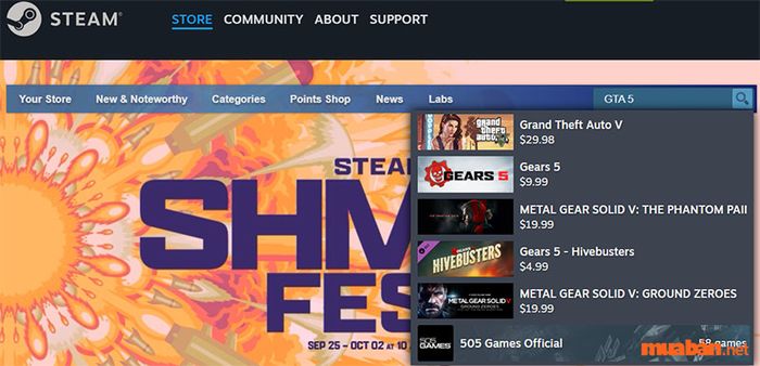Hướng dẫn tải GTA 5 trên PC qua Steam – Bước 2