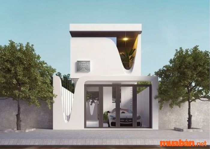 Mẫu thiết kế nhà 2 tầng 5x20 đẹp mắt, mang đến không gian sống lý tưởng cho gia đình hiện đại.