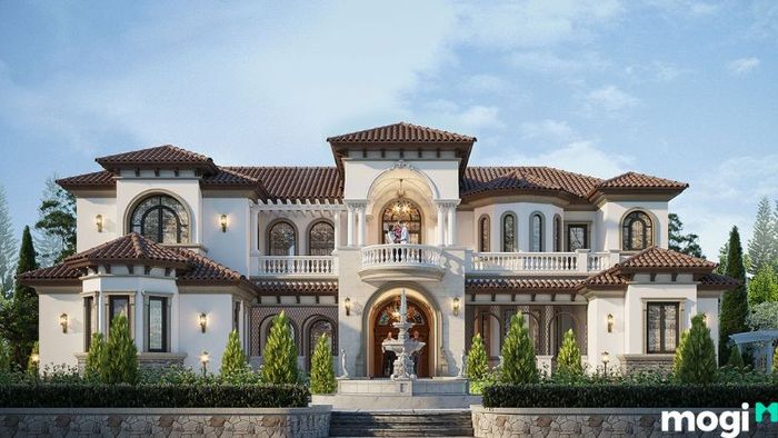 Thiết kế biệt thự sân vườn Địa Trung Hải mang đến không gian sống thư giãn
