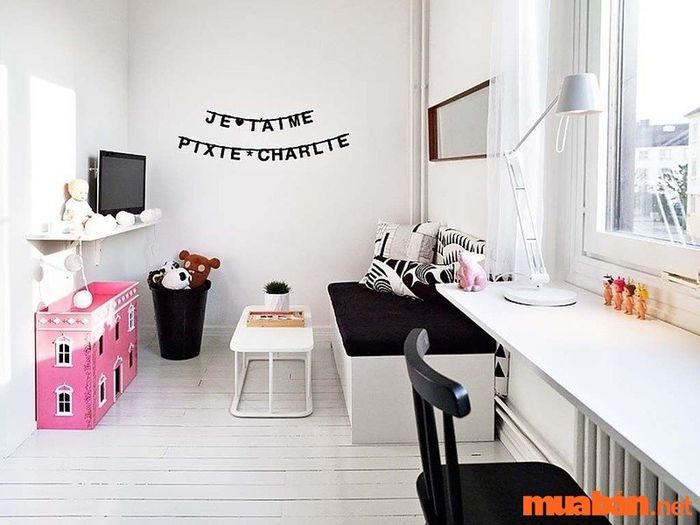 bố trí phòng trọ 12m2