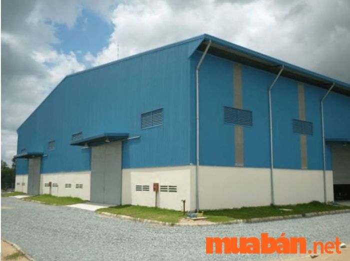 Mẫu nhà xưởng đơn giản 200m2