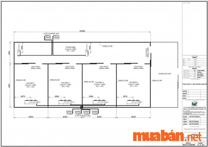 Bản thiết kế kho xưởng đơn giản dành riêng cho nông sản