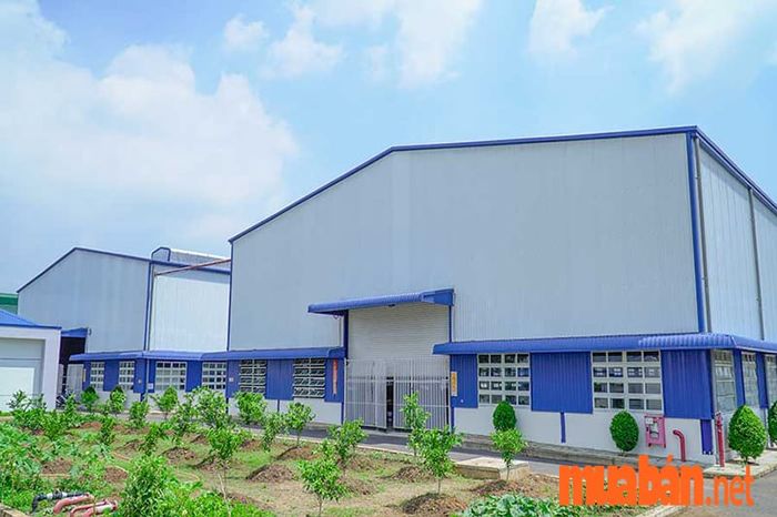 Mẫu nhà xưởng 1 tầng đơn giản