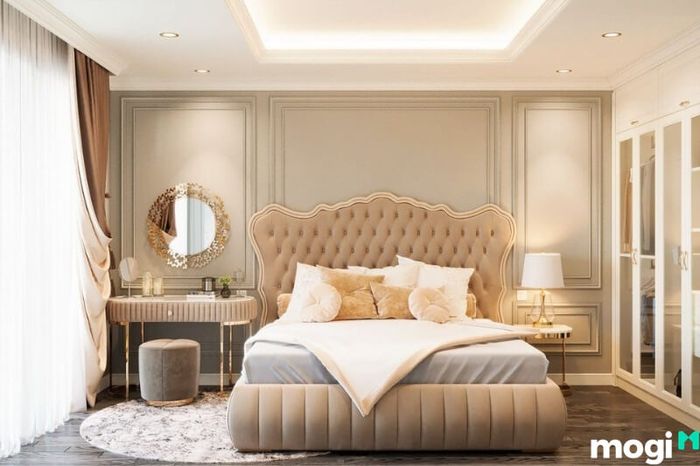 Phòng ngủ biệt thự tân cổ điển