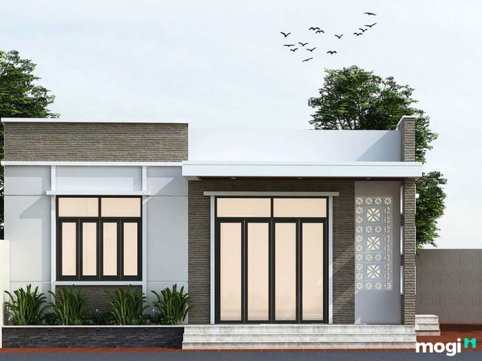 Tăng cường vẻ đẹp kiến trúc khi kết hợp với kính