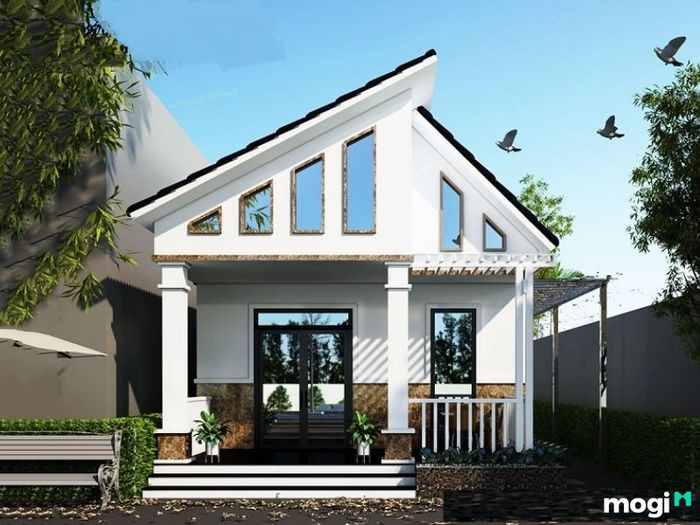 Nhà cấp 4 với phòng thờ riêng biệt
