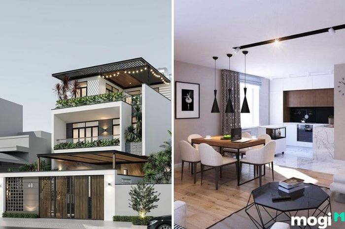 Mẫu thiết kế nhà ngang 6m dài 20m tiện nghi, tối ưu không gian sống