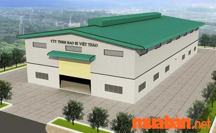Mẫu nhà xưởng đơn giản 500m2